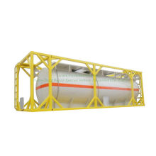 Aangepaste Isotank 30FT Chemline gevoerde tank voor HCl, Naoh, Naclo, PAC, H2so4, Hf, H3po4, Nh3. H2O, H2O2-oplossing