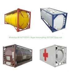  Roestvrij voedselmateriaal en Oneetbare/Chemische ISO-Tank Containers Geïsoleerde 316L