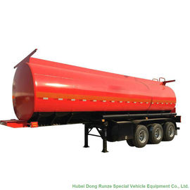 China De tritank Semi Aanhangwagen van het Asroestvrije staal voor Palmolie/Ruwe Brandstof/Benzineolielevering leverancier
