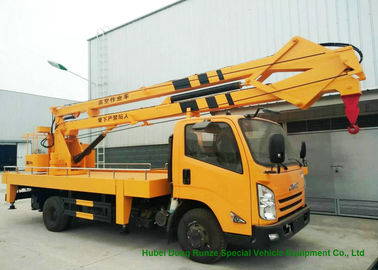 China JMC-de Vrachtwagen van de Gewrichtsboom zette Lucht het Werkplatform, de Liftvrachtwagen van de 18 Meteremmer op leverancier