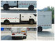 ISUZU-Caravan Openlucht Mobiele het Kamperen Vrachtwagen met Woonkamer voor 5-6 de luchtventilator en zonnepaneel van de mensen hoogste vervanging leverancier